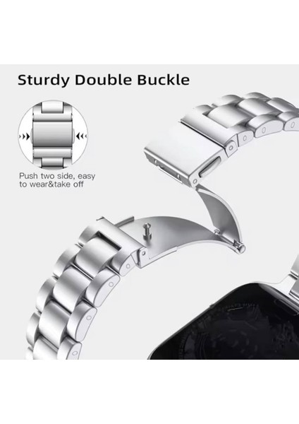 Apple Watch Paslanmaz Çelik Kayış Ultra 10/9/8/7/6/5/4/se/3/2/1 49MM-46MM-45MM-44MM-42MM Kordon . indirimleri