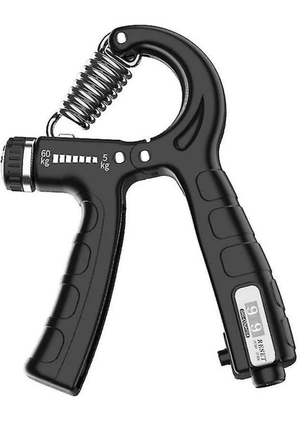Ayarlanabilir Dijital Sayaçlı El Yayı – 5–60 kg Dirençli Grip Güçlendiric I