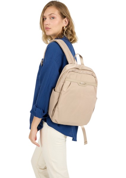 Suya Dayanıklı, Hırsızlık Koruma Cepli, Valiz Sabitleme Kemerli 13.1" Sırt Çantası CB00769