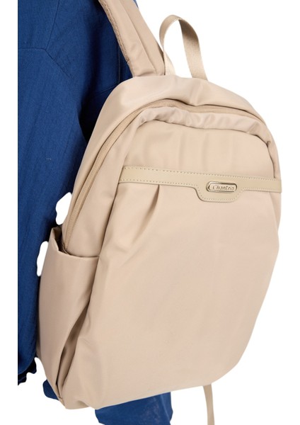 Suya Dayanıklı, Hırsızlık Koruma Cepli, Valiz Sabitleme Kemerli 13.1" Sırt Çantası CB00769