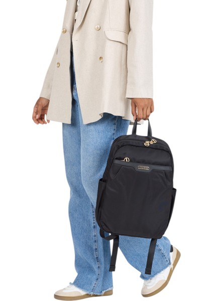 Suya Dayanıklı, Hırsızlık Koruma Cepli, Valiz Sabitleme Kemerli 13.1" Sırt Çantası CB00769 modelleri