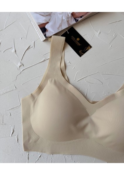 Intive Balensiz Dikişsiz Push-Up Çıkarılabilir Padli Invisible (Görünmez) Bralet - Ithal Bra modelleri