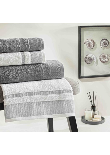 Raya Pure Cotton Pamuk Aile Seti Beyaz Antrasit Xxl fiyatları