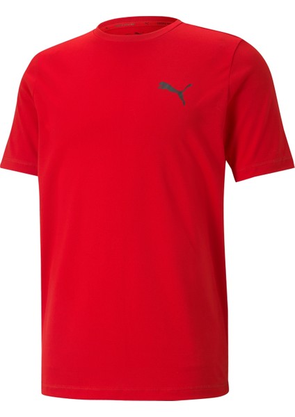 ACTIVE SMALL LOGO TEE Kırmızı Erkek Kısa Kol T-Shirt