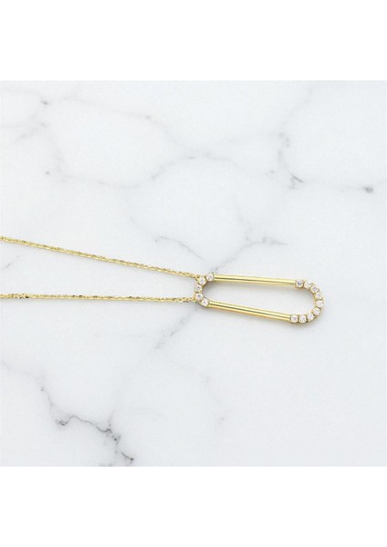 14 Ayar Altın Tasarım Kolye - 0195221 fiyatları