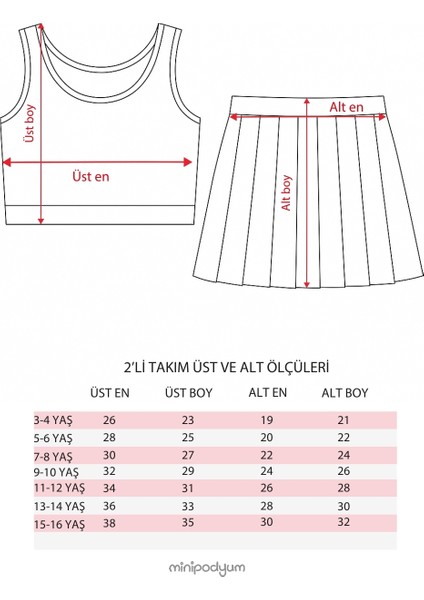 Kız Çocuk Şort Etekli Spor Ikili Takım modelleri