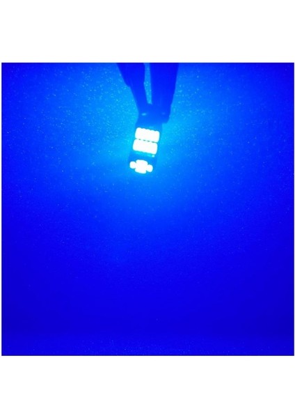 ( 4 x Adet) 1 Set T10 LED Dipsiz Ampul 12V 26 LED Mavi (Blue) fırsatları