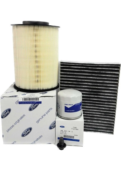 Ford C-Max 1.6 Benzinli Filtre Bakım Seti 2008-2011 Hava+Yağ+Karbonlu Polen Filtresi
