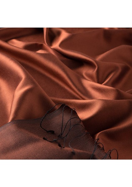 Çift Taraflı Düz Renk Ipek Şal 00927 | Yeni Bakır fiyatları