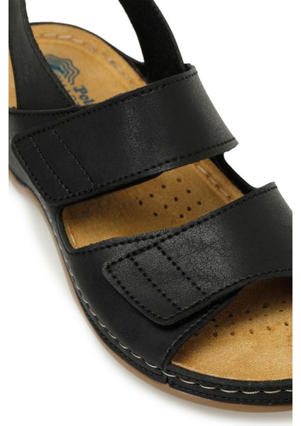 161833.Z4FX Siyah Kadın Comfort Sandalet