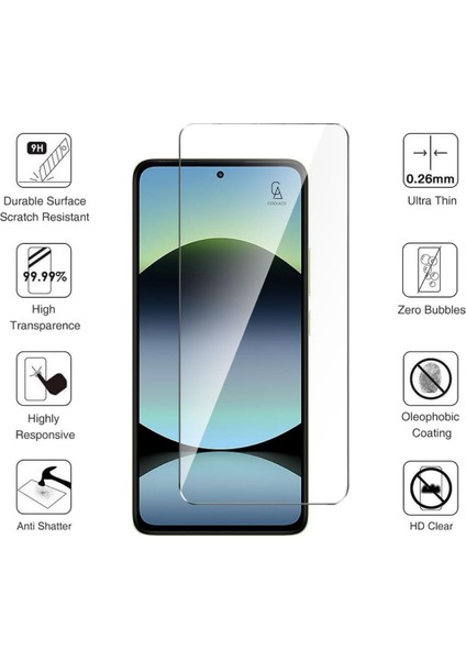 Xiaomi Redmi Note 14 4g ile Uyumlu Kılıf Esnek Premium Telefon Kılıfı ve Temperli Cam Ekran Koruyucu fiyatları