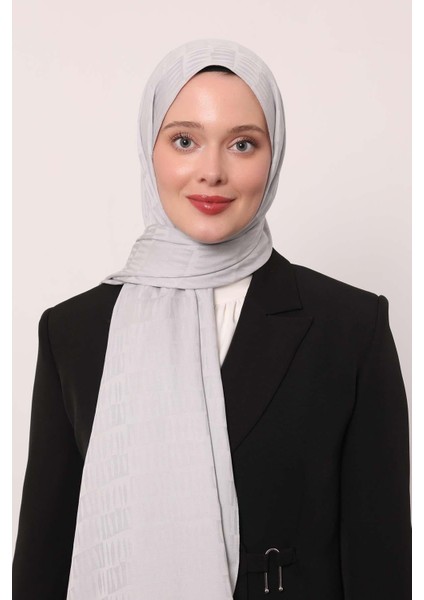 Füme Damla Desen Blue Jakar Şal modelleri