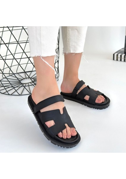 Bernishoes Kooni Siyah Nubuk Terlik fırsatları