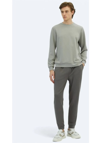 Gri Bisiklet Yaka Sweatshırt fiyatları