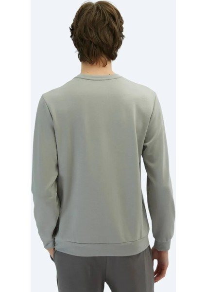 Gri Bisiklet Yaka Sweatshırt fırsatları