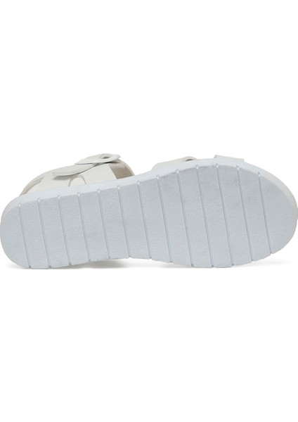KLAS.F4FX Beyaz Kız Çocuk Sandalet