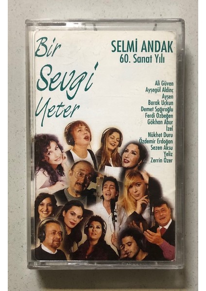 Selmi Andak 60.sanat Yılı Bir Sevgi Yeter Kaset (Orjnal Dönem Baskı Kaset)