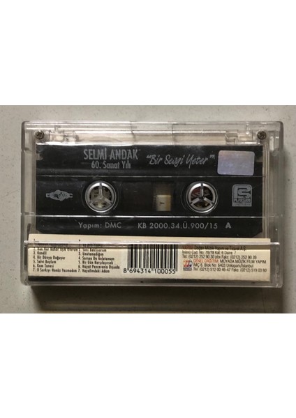 Selmi Andak 60.sanat Yılı Bir Sevgi Yeter Kaset (Orjnal Dönem Baskı Kaset) fiyatları