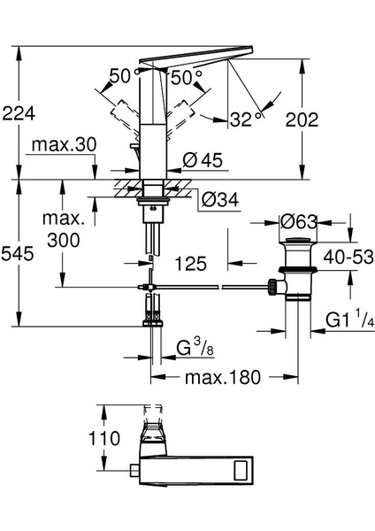 Allure Brilliant Private Collection Lavabo Bataryası L–boyut Krom – 24414000 fırsatları