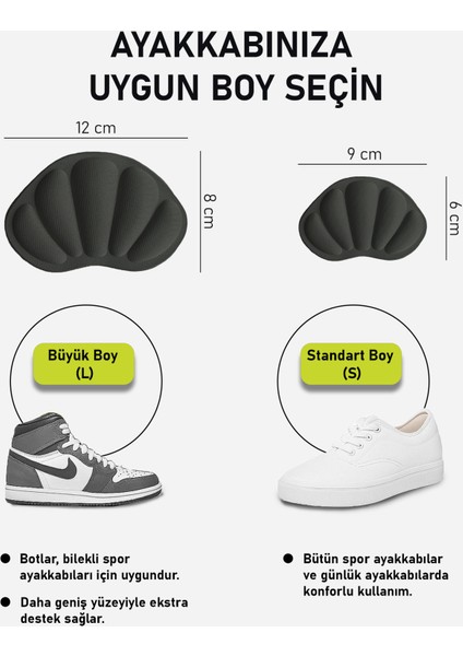 Topuk Vurma Önleyici Ayakkabı Pedi – Yapışkanlı Sünger Koruma ve Daraltıcı (1 Çift) indirimleri