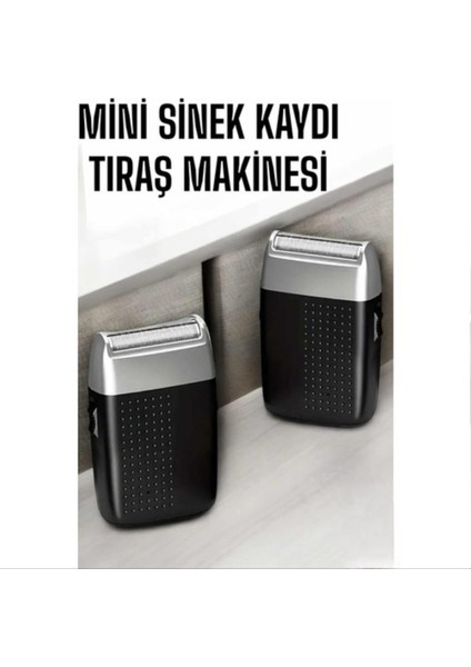 Tıraş Makinesi Mini Sinek Kaydı Şarjlı Taşınabilir Paslanmaz Çelik
