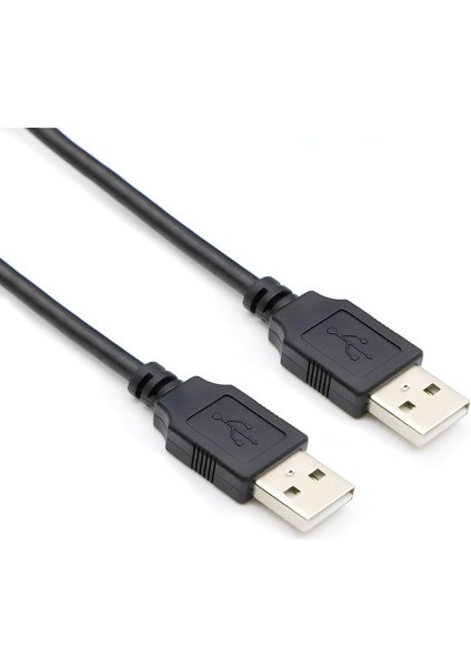 USB 2.0 Erkek‑erkek Data & Şarj Kablosu 3 m – Siyah/şeffaf Renk | Uzun, Dayanıklı 🔌