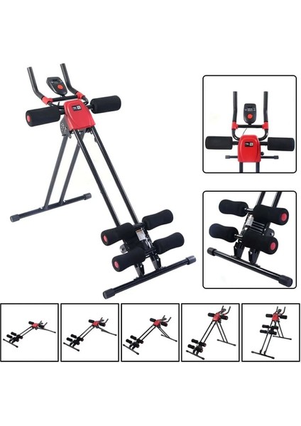 Ayarlanabilir Karın Mekik Sehpası – 4 Kademeli Ab Crunch Egzersiz Aleti, Katlanabilir & Taşınabilir Karın Sıkılaştırıc I Bench fiyatları