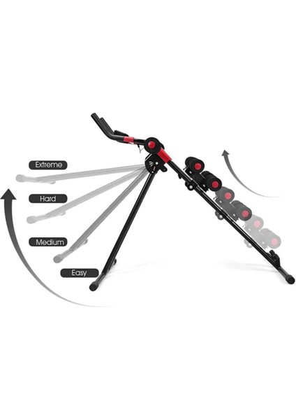 Ayarlanabilir Karın Mekik Sehpası – 4 Kademeli Ab Crunch Egzersiz Aleti, Katlanabilir & Taşınabilir Karın Sıkılaştırıc I Bench modelleri