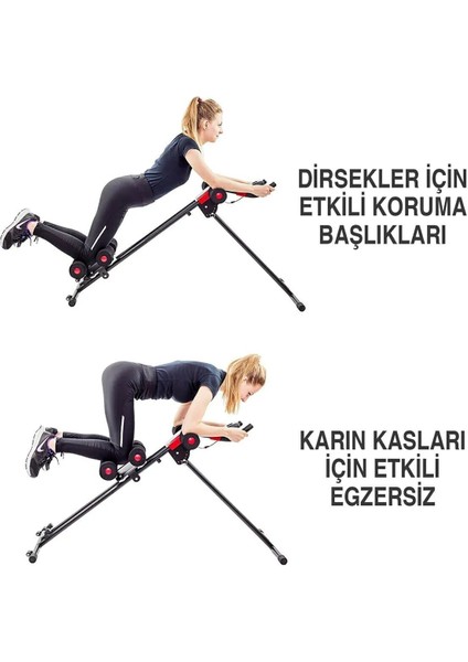Ayarlanabilir Karın Mekik Sehpası – 4 Kademeli Ab Crunch Egzersiz Aleti, Katlanabilir & Taşınabilir Karın Sıkılaştırıc I Bench indirimleri