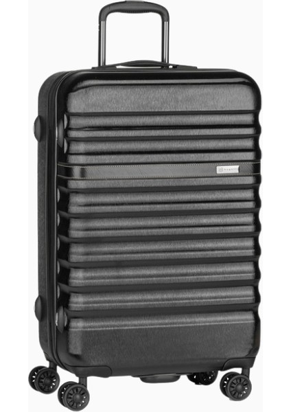 Bugattı Trolley Corium Sert Kapaklı M Bavul, 4 Tekerlekli, Dayanıklı Polikarbonat Malzeme