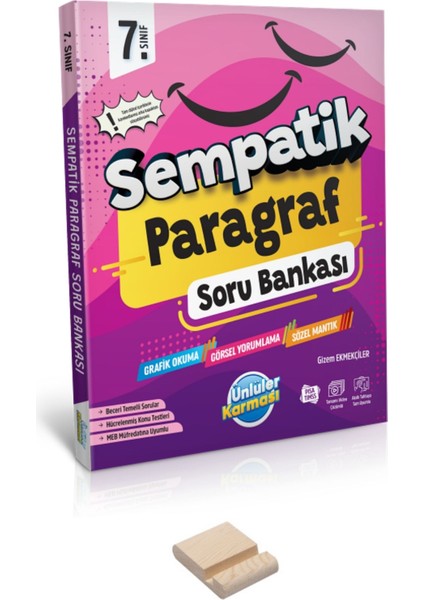 7. Sınıf Sempatik Paragraf Soru Bankası ve Telefon Tutucu