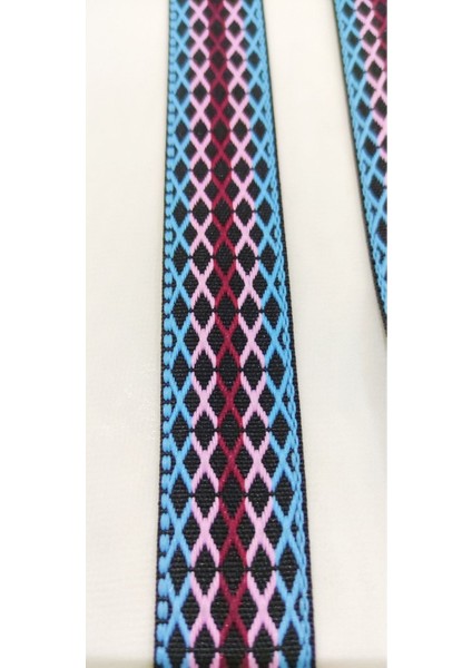 Rengarenk Çapraz Desen Dar Dokuma Şerit fırsatları