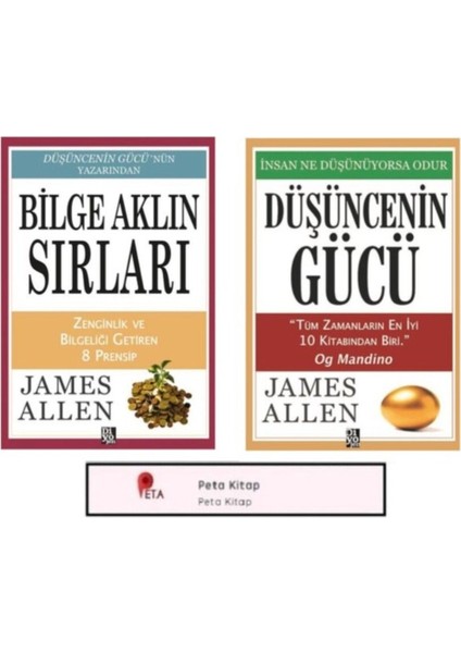 Bilge Aklın Sırları - Düşüncenin Gücü (Peta Ayraç Hediye)