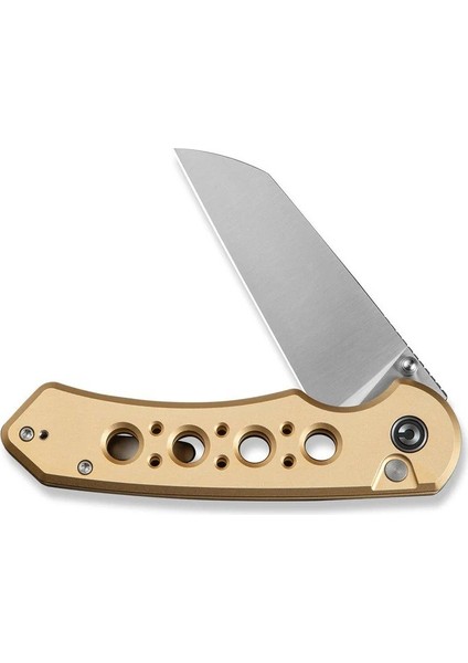 Pragma Prime Thumb Stud & Button Lock Knife Champagne Aluminum Handle Çakı fırsatları