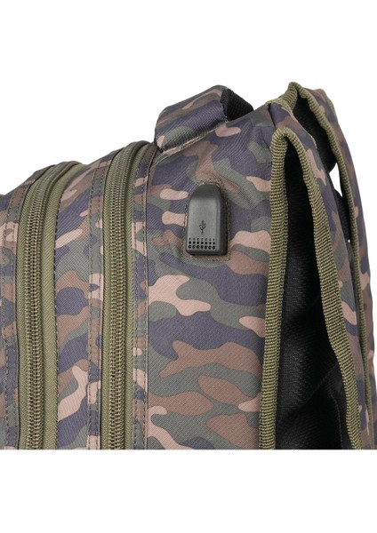 Unisex Yeşil Kamuflaj Yarasa Okul Sırt Çantası 2229 fiyatları