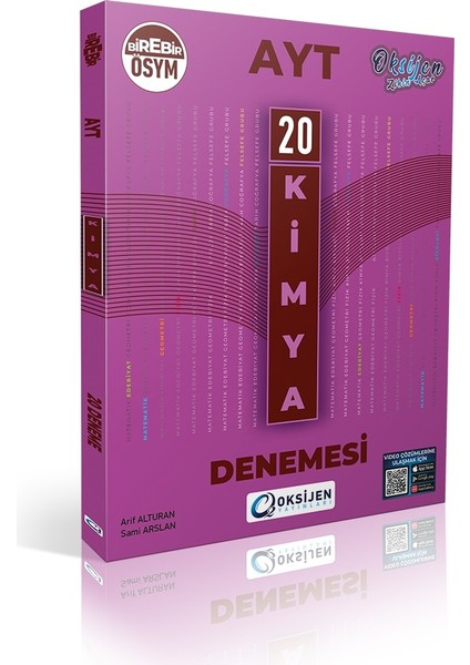 Ayt 20 Kimya Denemesi Birebir ösym