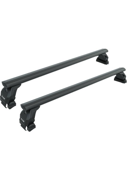 Audi A4 B9 2017-2025 Rack Cross Bars Normal Roof Alu Siyah