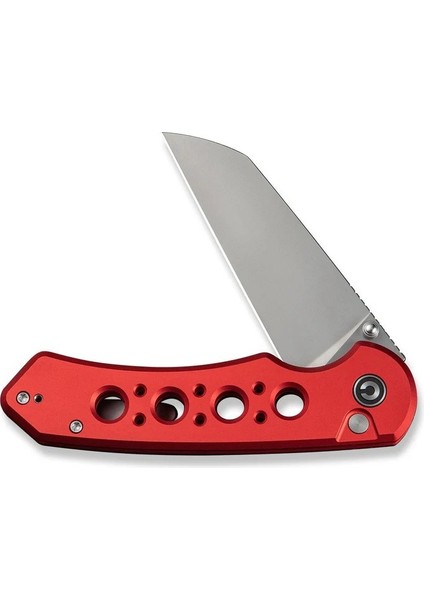 Pragma Prime Thumb Stud & Button Lock Knife Red Aluminum Handle Çakı fırsatları