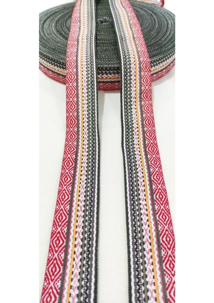 Renkli Etnik Dar Dokuma Şerit