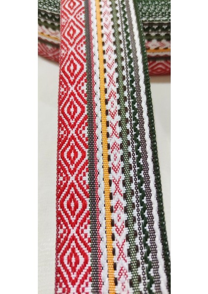 Renkli Etnik Dar Dokuma Şerit modelleri