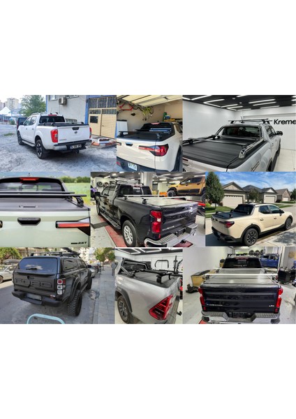 Toyota 4runner (N180) Tavan Taşıyıcı Ara Barlar – Vidalı Montaj, Toros Fix Pro, 1996-2002 Siyah fırsatları