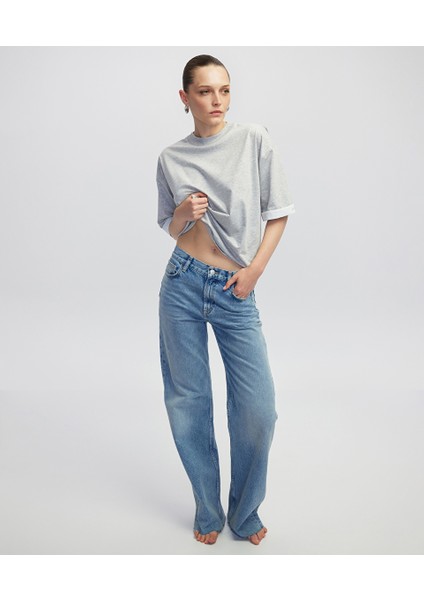 Colorblock Rahat Kesim Tişört IW6250070129005 fiyatları