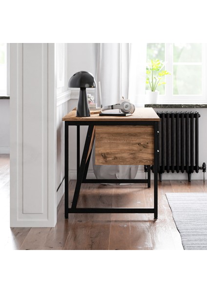 MS2C Çalışma Masası,ofis Masası - 70X160 cm - Çam- 4 Çekmeceli fırsatları