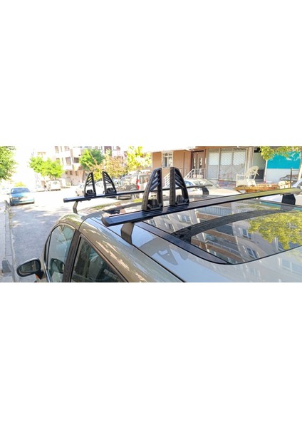 Renault Modus 2004-2012 Tavan Taşıyıcı Ara Barlar – Vidalı Montaj, Toros Fix Pro, Gri fırsatları