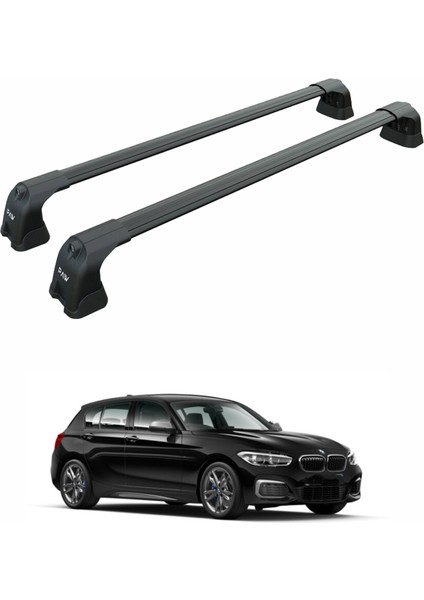 Bmw 1 Series F20 2011-2019 Portbagaj Taşıyıcı Ara Atkı Aparatı Paw Pro 3 Siyah