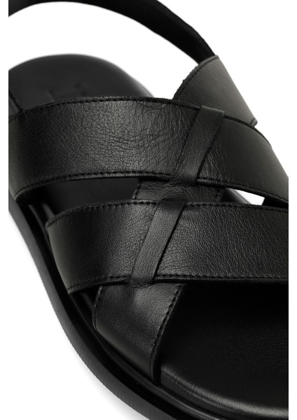 INCI MONKO 4FX Siyah Erkek Sandalet