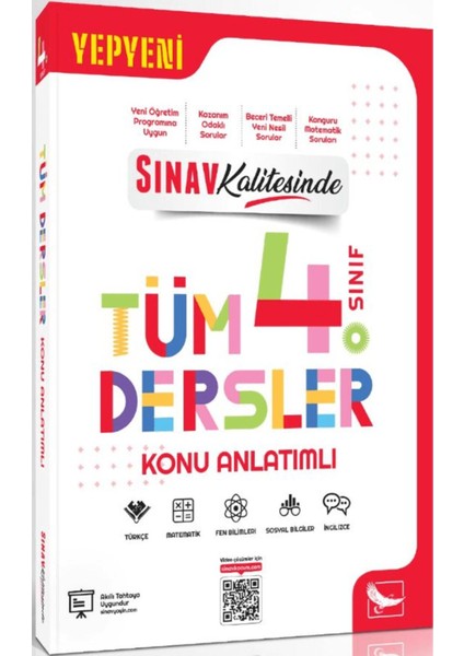 Sınav Kalitesinde 4. Sınıf Tüm Dersler Konu Anlatımlı / Kolektif / Sınav Yayınları / 9786256193376