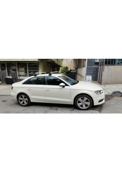 Audi A3 2013-2020 Sedan Oluksuz Üst Tavan Portbagaj Taşıyıcı Ara Atkısı Toros Serisi Pro 4 Siyah fırsatları