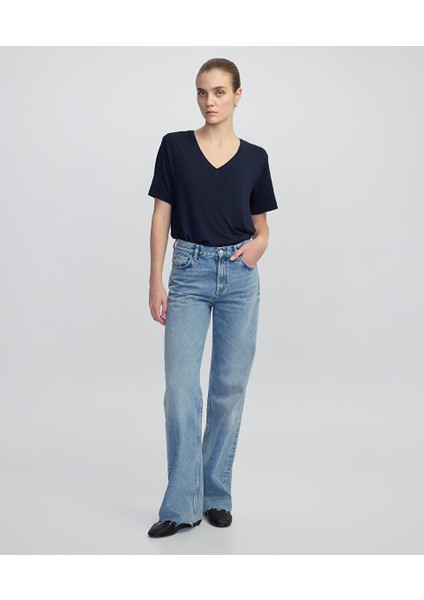 V Yaka Basic Tişört IW6250070015015 fiyatları