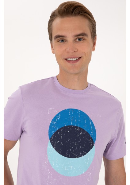 Erkek Lila Tişört 50307352-VR034 fiyatları